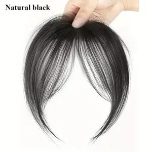 Natural Clip-In Front Bangs Hair Topper